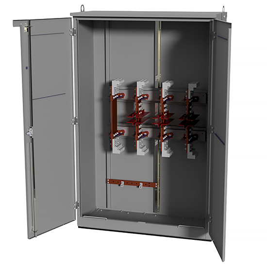 Utility Transformer Metering Cabinet